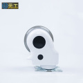 3 inch flat plate trolley wheel casters for hospital bed